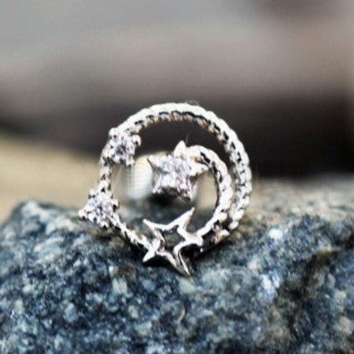 316L Stainless Steel Galaxy Cartilage Earrings